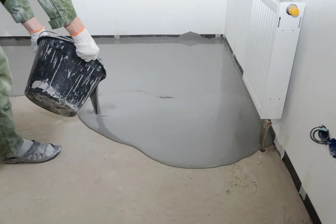 Ile schnie wylewka samopoziomująca pod panele – uniknij błędów