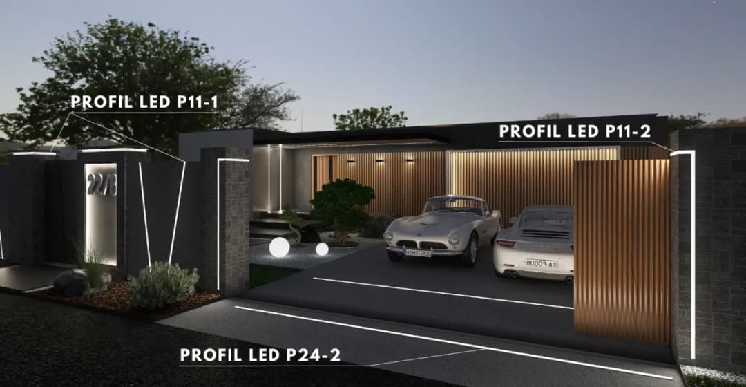 Oświetlenie podjazdu co ile: idealna odległość dla lamp LED i nie tylko